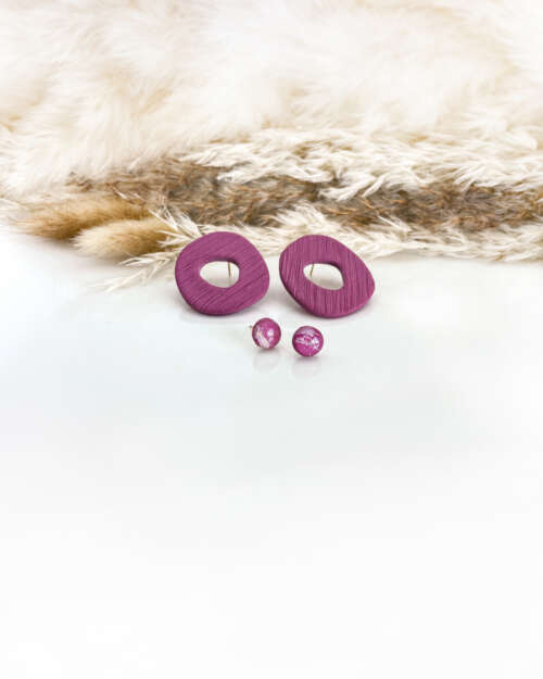 Mulberry Urban Matt Statement Stud Set - Image 2