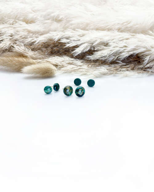 Forest Marble Mini Studs Pack