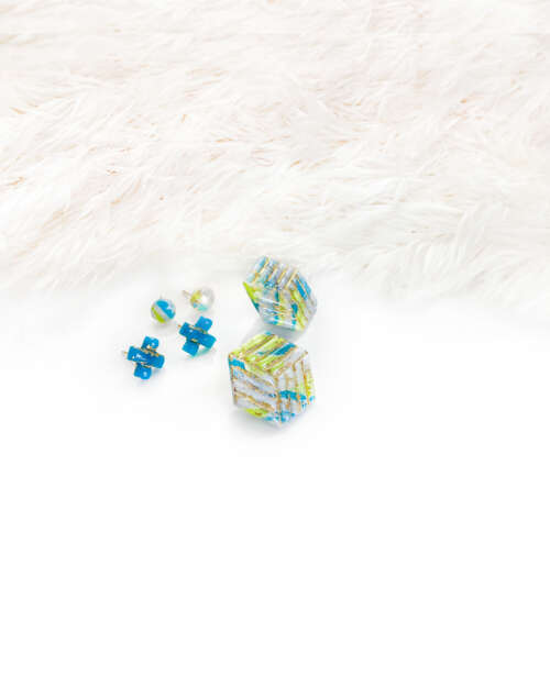 Exotic Marble Signature Medium Studs Pack
