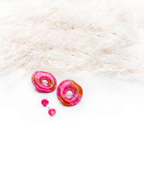 Neon Sunset Tarta Gelatina Studs Set
