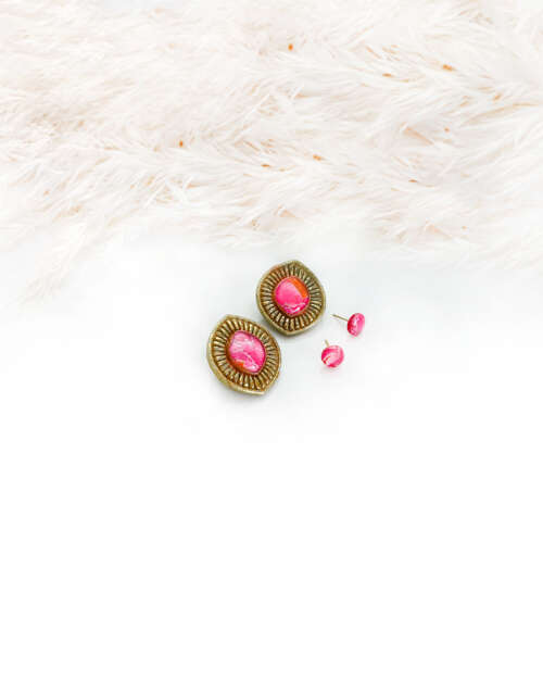 Neon Sunset Occhio Studs Set